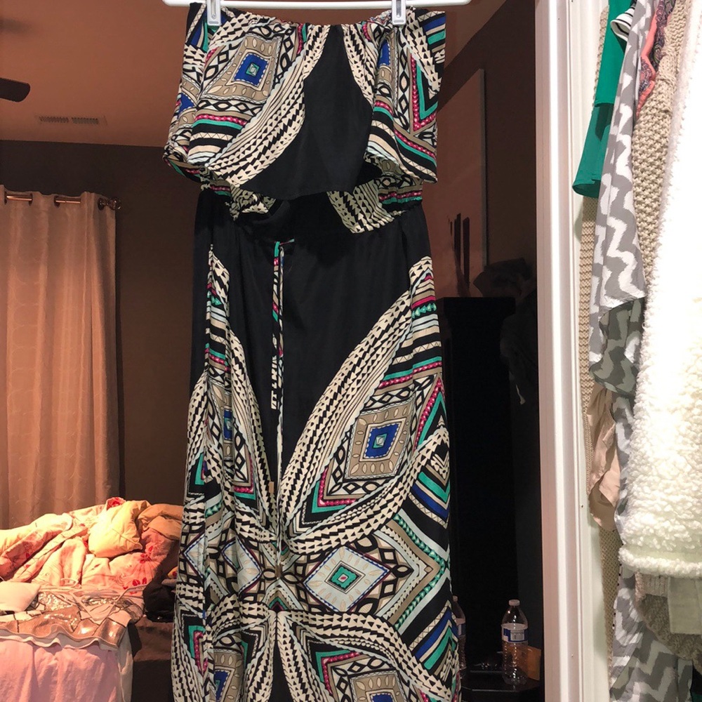 Aztec print Maxi Dress